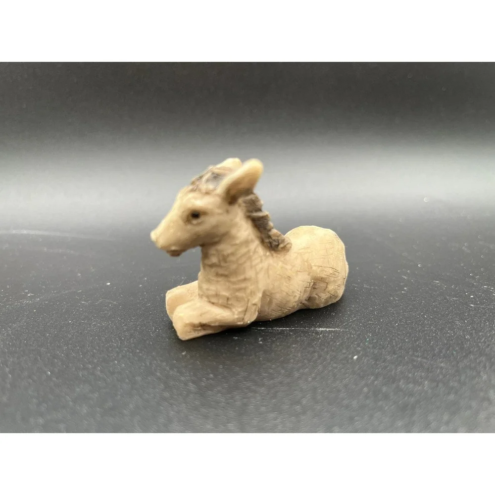 Vtg‎ Nativity Set Figurines 10 Piece Religious Christmas Resin 4